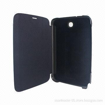 Samsung Galaxy Note 8.0 N5110 Book Cover Stand Case, Black Color with Soft Microfiber Inside